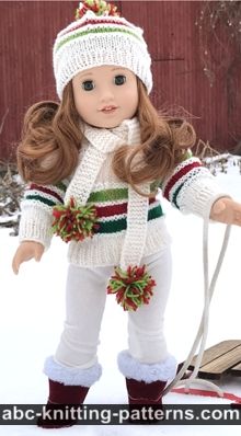American Girl Doll Winter Sports Set