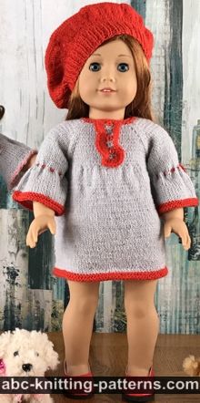 American Girl Doll Vintage Empire Waist Dress