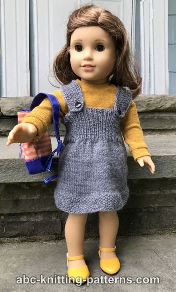 American Girl Doll Back-to-School Jumper