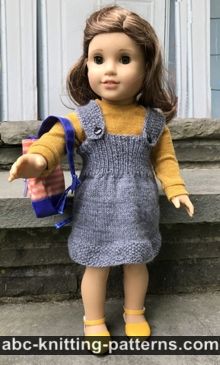 American Girl Doll Back-to-School Jumper