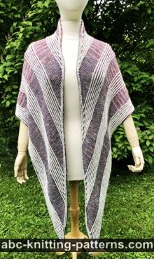 French Garden Brioche Shawl