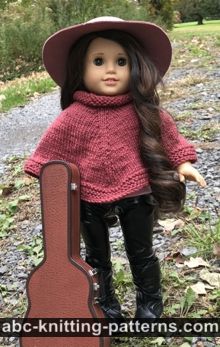 Wild West Poncho for 18-inch Doll
