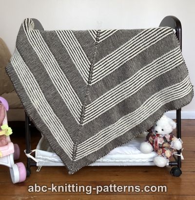 Square Brioche Blanket or Lapghan