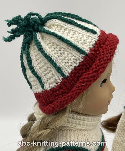 Winter Fun Hat for 18-inch Doll