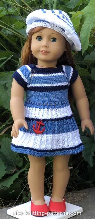 Summer in the Hamptons Dress for 18-inch Dolls