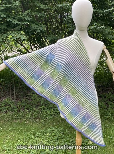 Cityscape Brioche Shawl