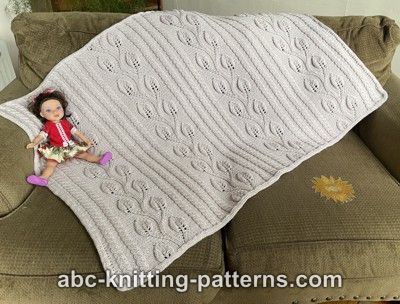 Climbing Leaves Baby Blanket