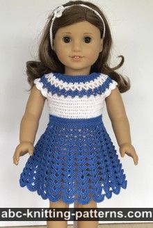Ocean Breeze Dress for 18-inch Doll