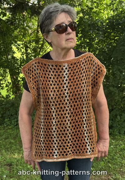 Sideways Summer Mesh Top