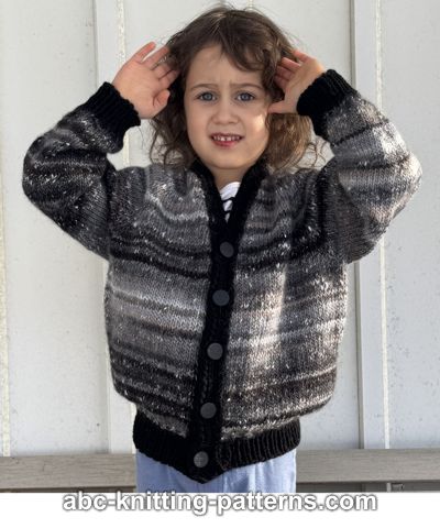 Child’s Seamless Raglan Cardigan