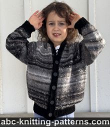 Child’s Seamless Raglan Cardigan