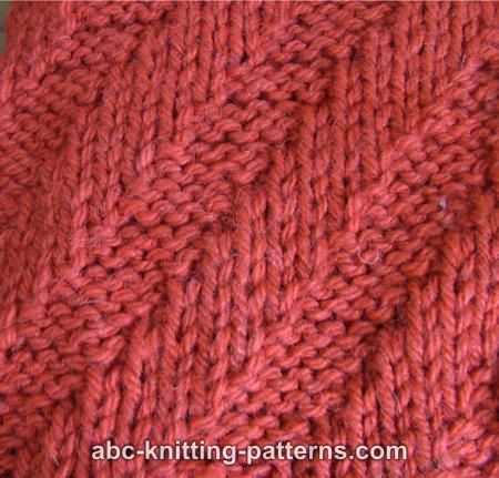 Staggered rib scarf : It's a Stitch Up