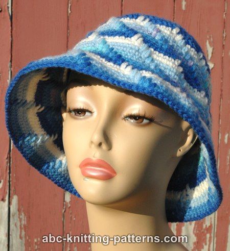 ABC Knitting Patterns - Let It Snow Cloche