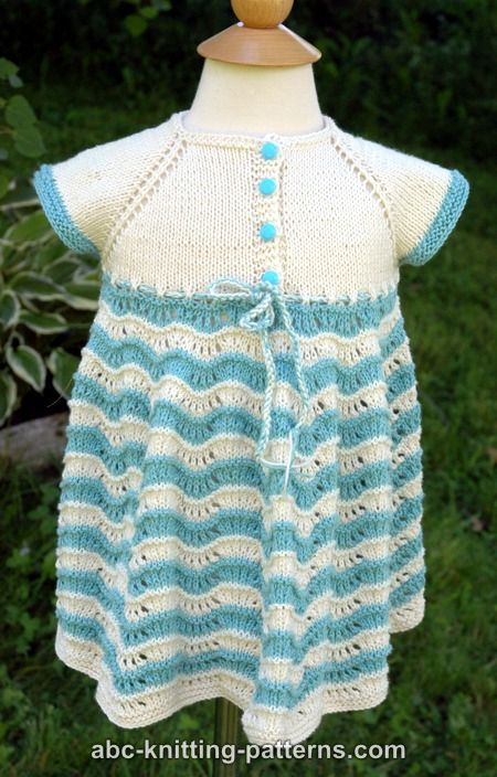 baby knitting frock